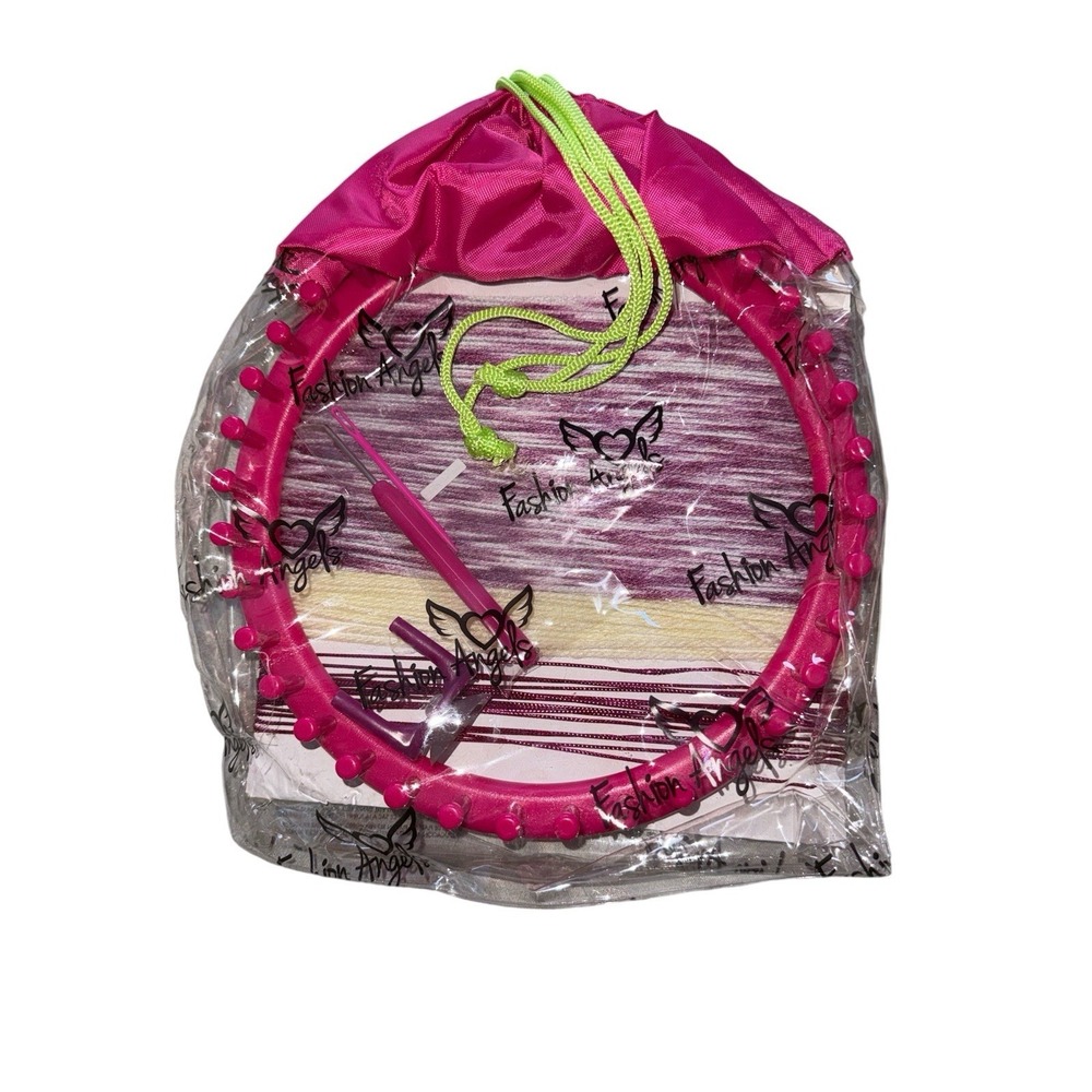 Hat And Scarf Kit DARN YARN FASHION Angels Unused Still in‎ bag